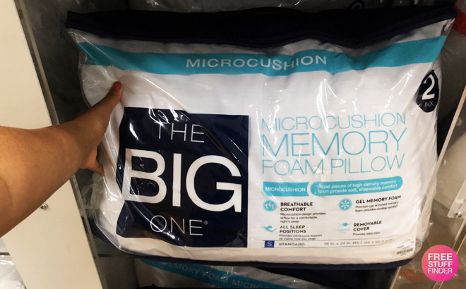 the big one memory foam pillow