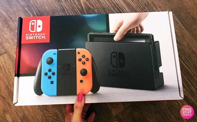 Nintendo Switch Console Neon Blue/Red Joy-Con ONLY $269 + FREE Shipping  (Reg $500) | Free Stuff Finder