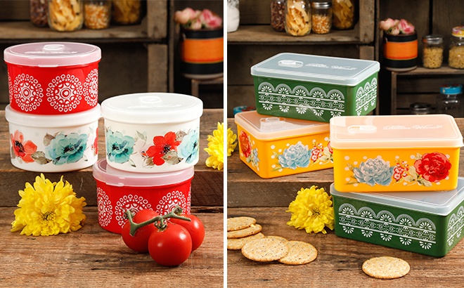 Pioneer Woman Storage Containers Up To 60% Off at Walmart 