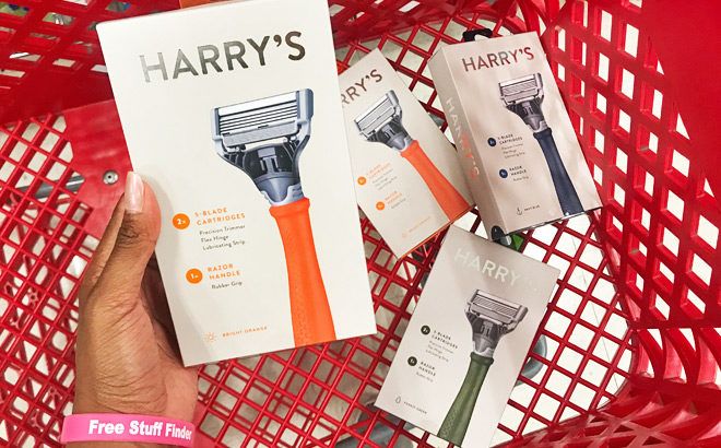 Harry's 5-Blade Razor, Handle & Natural Shave Gel ONLY $3 + FREE Shipping