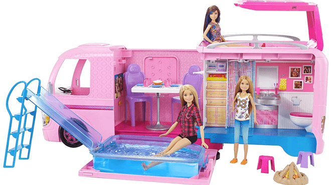 badminton uitstulping grind Barbie Dream Camper Play Set ONLY $52 + FREE Shipping (Reg $94) – Best Price!  | Free Stuff Finder