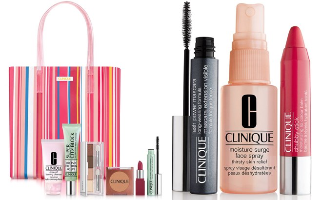 zakdoek Ook merk Clinique Beach Bag Beauty Kit & Essentials JUST $44.80 + FREE Shipping  ($163 Value) | Free Stuff Finder
