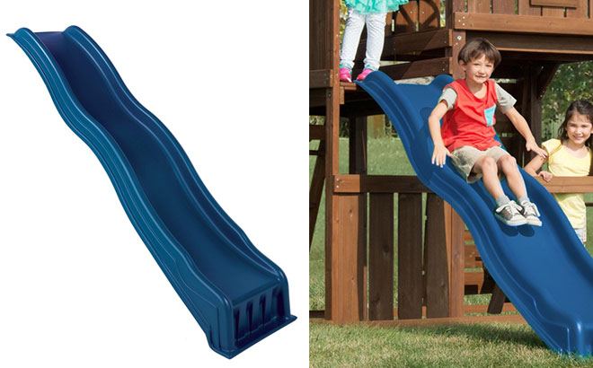 Swing N Slide Playsets Blue Cool Wave Slide Only 79 Free