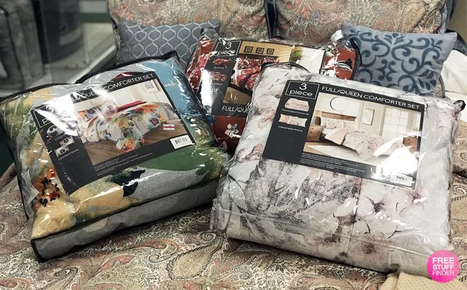 3-Piece Comforter Sets $19.99 - Any Size!