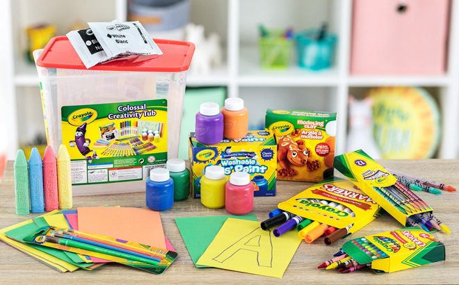 Crayola 90-Piece Creativity Tub $14.97!