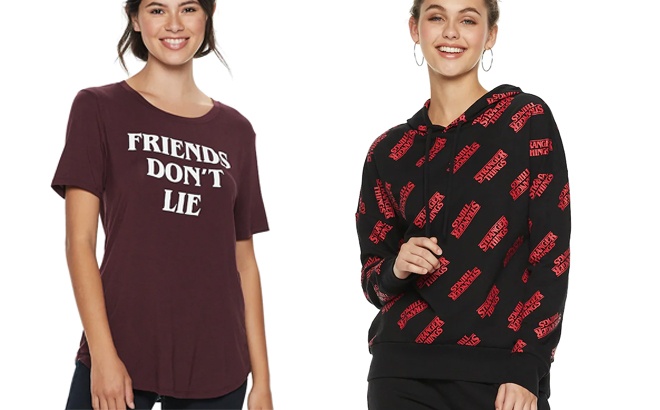 Juniors’ Stranger Things Apparel Starting at ONLY $7 at Kohl’s ...