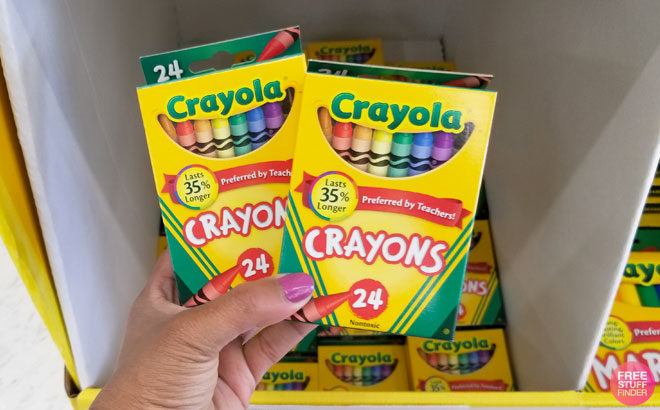 Crayola Crayons 24-Pack ONLY 33¢ Each at Office Depot (Reg $) | Free  Stuff Finder