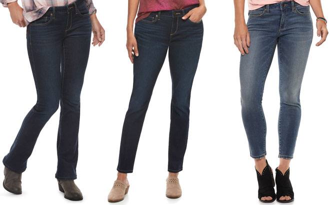 sonoma skinny ankle jeans