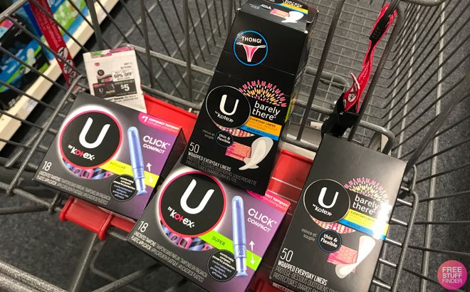 Hot U By Kotex Click Compact Tampons Only 1 05 Each At Cvs Reg 6 49 Free Stuff Finder