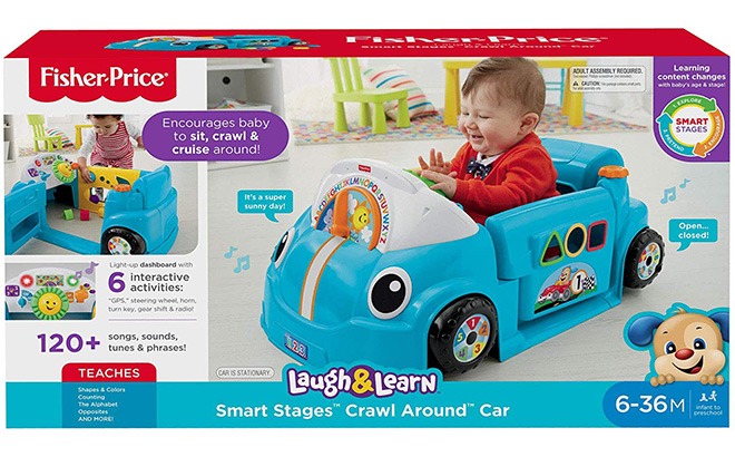 fisher price smart stages crawl around car