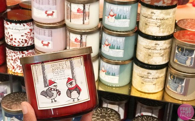 bath and body works winter candles 2019