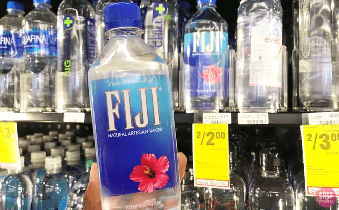 Fiji Water Bottles 50¢ Each at CVS (Reg $2.19) | Free Stuff Finder