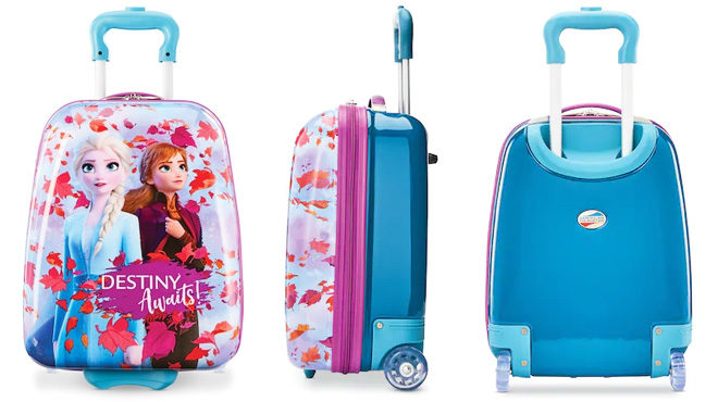 kohls frozen suitcase