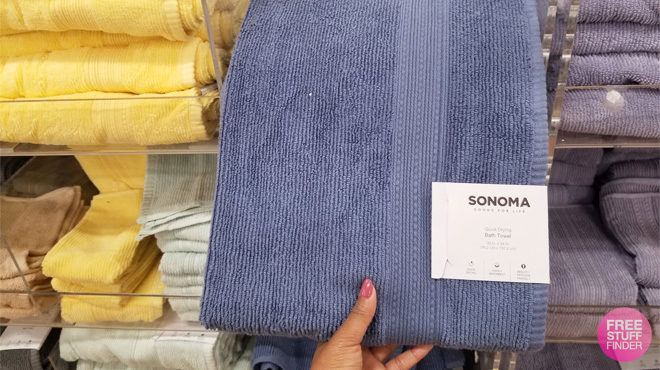 kohls bath towels sonoma