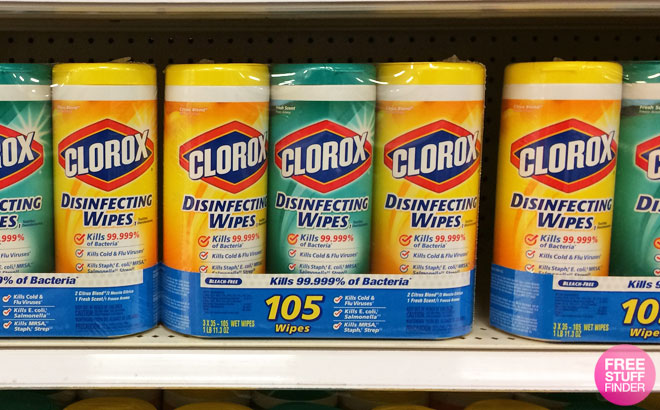 Clorox Disinfecting Bleach Free Cleaning Wipes 3-Pack ONLY $ + FREE  Shipping | Free Stuff Finder