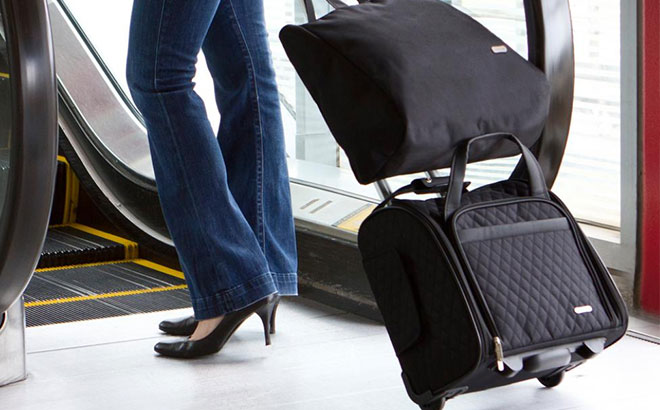 travelon wheeled underseat carry on bag