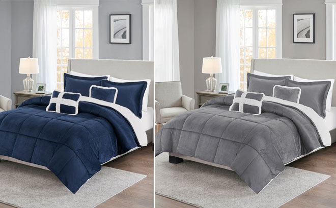 True North Mink To Sherpa Comforter Set Only 38 Free Shipping Reg