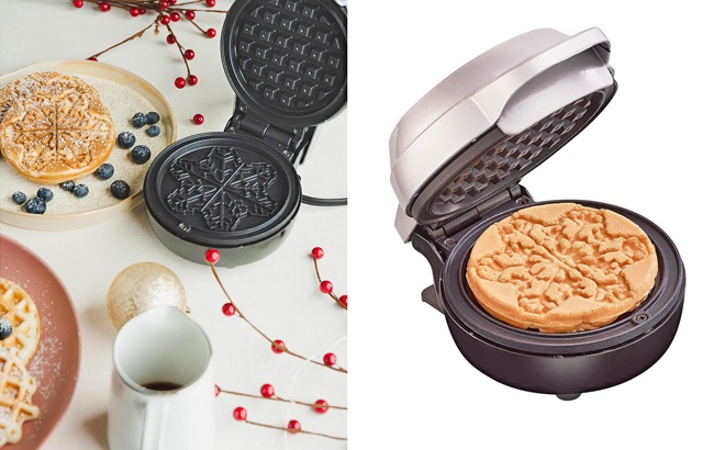 bella snowflake waffle maker