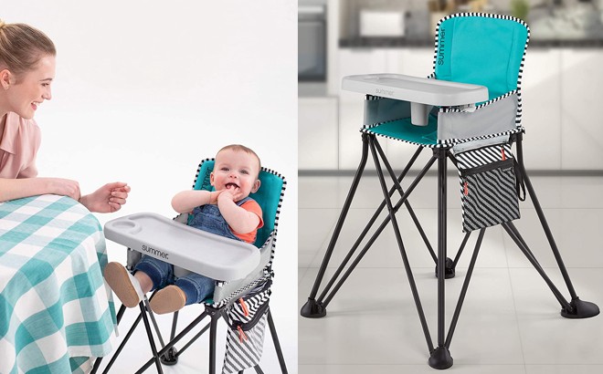 summer pop n dine high chair