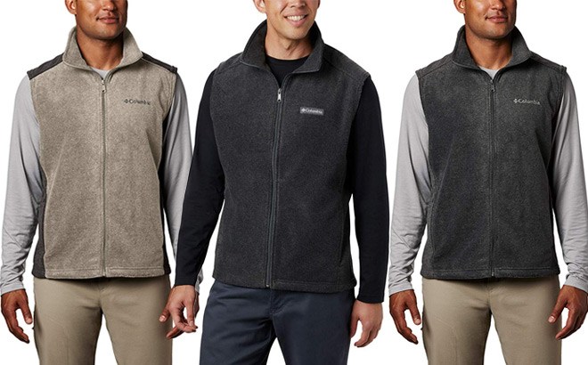 columbia men's steens mountain fleece vest