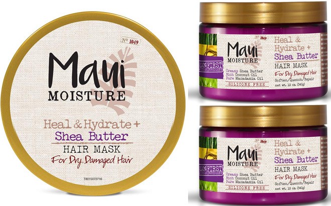 Maui Moisture Heal & Hydrate + Shea Butter Hair Mask for ONLY $3.28 Amazon | Free Stuff Finder
