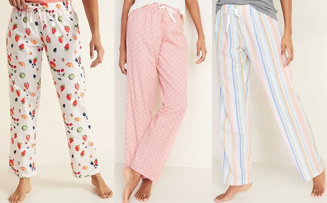 women's pajama pants old navy