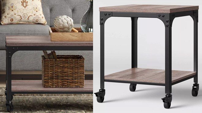 jackman industrial end table