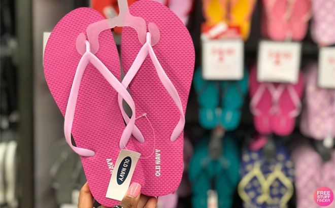 walmart $1 flip flops