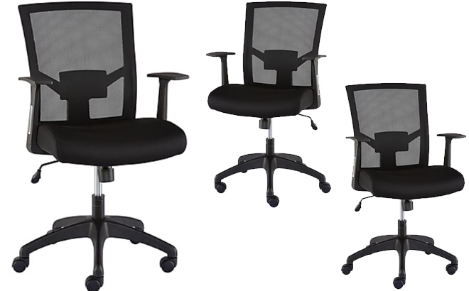 staples ardfield mesh back task chair