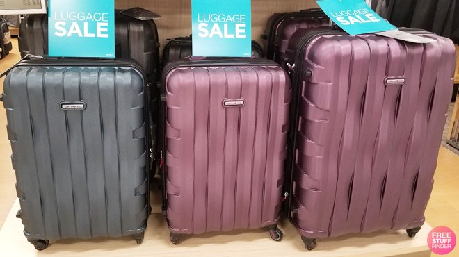 kohl's luggage clearance