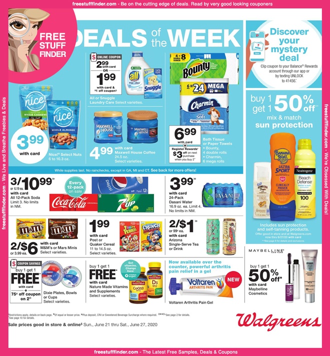 *HOT* Walgreens Ad Preview (Week 6/21 – 6/27) | Free Stuff Finder