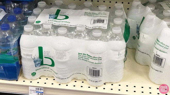 Just The Basics Purified 24-Pack Water Bottles ONLY $2.99 at CVS (Reg ...