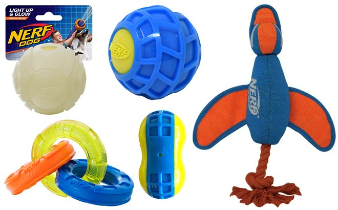 nerf weave dog toy