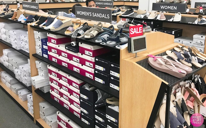 kohl's department store women's shoes