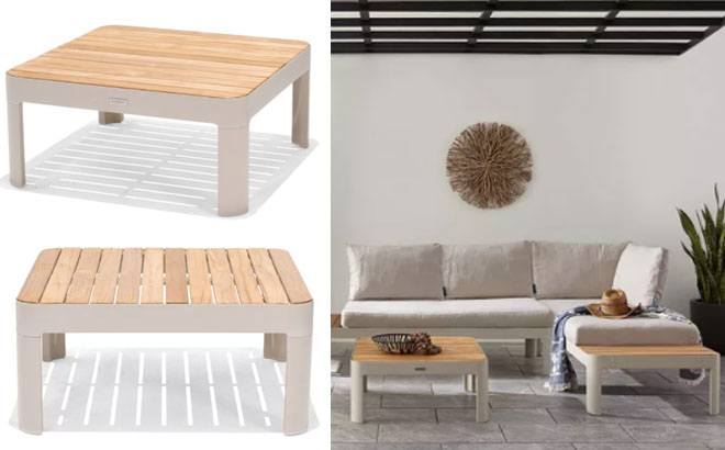 Modern Tropic Teak Outdoor Coffee Table Only 134 99 At Macy S Regularly 629 Free Stuff Finder