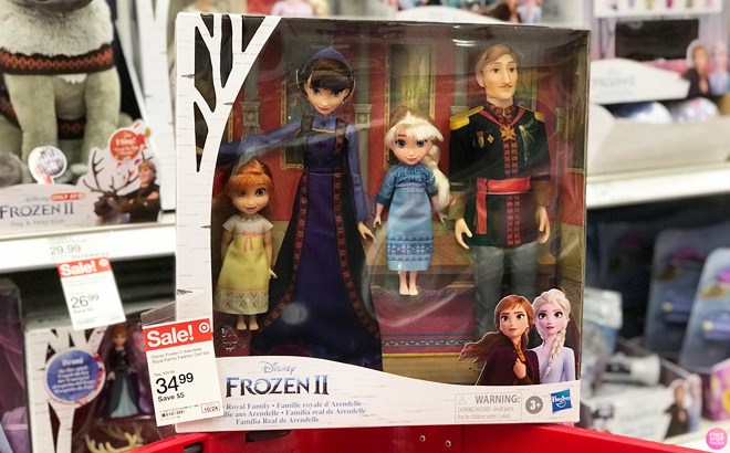 frozen 2 arendelle royal family fashion doll set