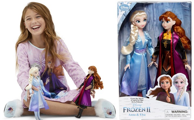 elsa and anna barbie set