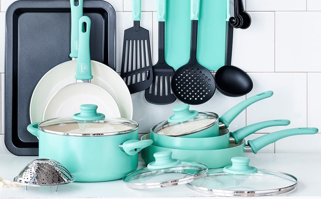 18-Piece Cookware Set $59 Shipped