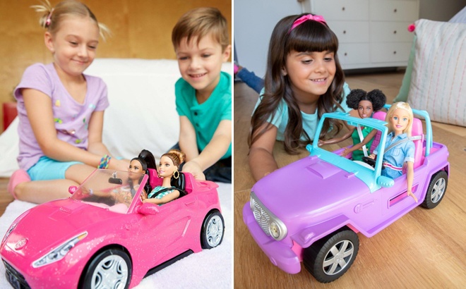 walmart barbie toy car