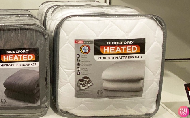 jcpenney biddeford heated mattress pad