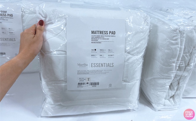 Martha Stewart Twin Mattress Pad $17.99