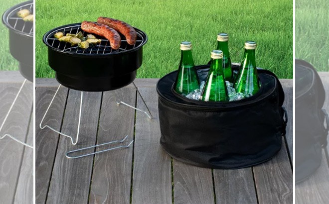 travel grill cooler