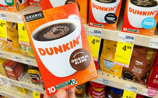 Dunkin Donuts Coffee K Cups 10 Count 4 99 Free Stuff Finder