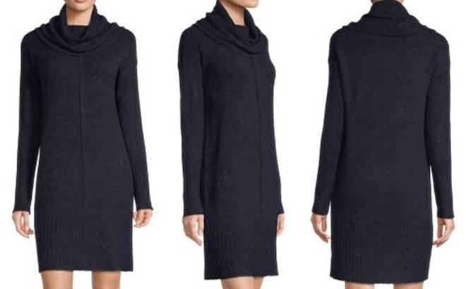 jcpenney black sweater dress