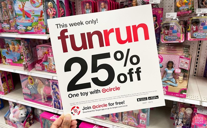 25 off one toy target