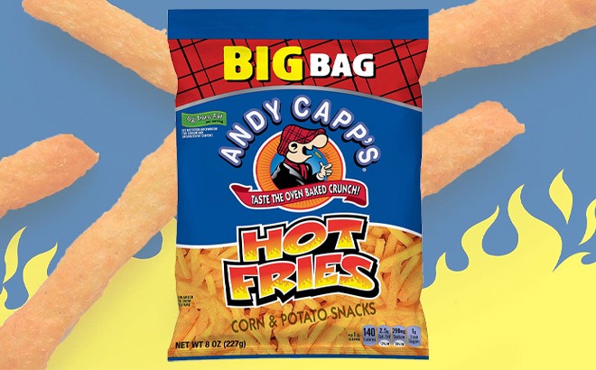 Andy Capps Hot Fries, 0.85 oz, 72 Count