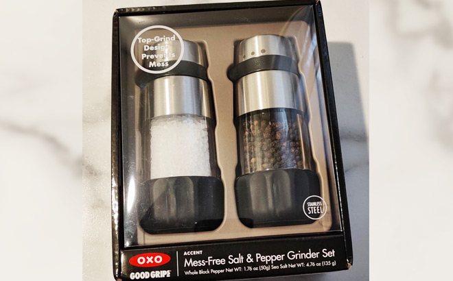 salt and pepper grinder oxo