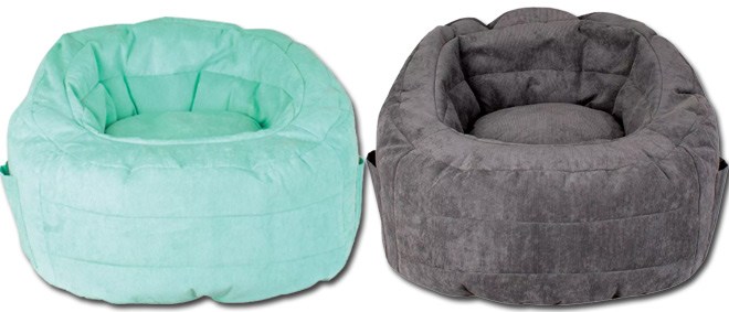 pillowfort cocoon bean bag chair with pocket