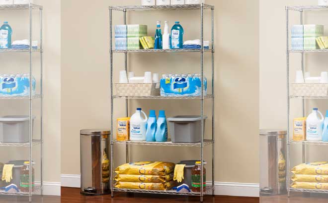 5-Tier Wire Shelf $38 Shipped!