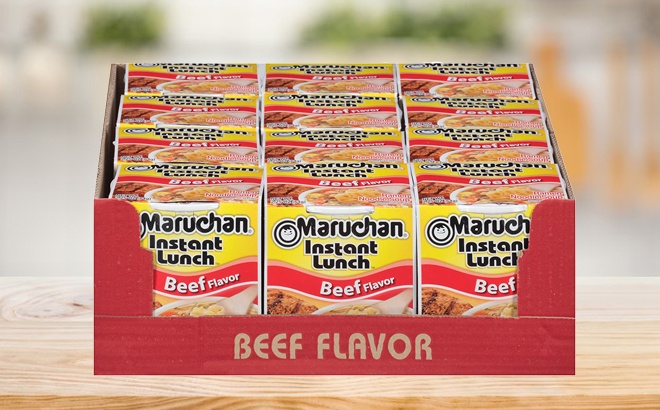 Maruchan Instant Lunch 12-Pack Just $4! | Free Stuff Finder